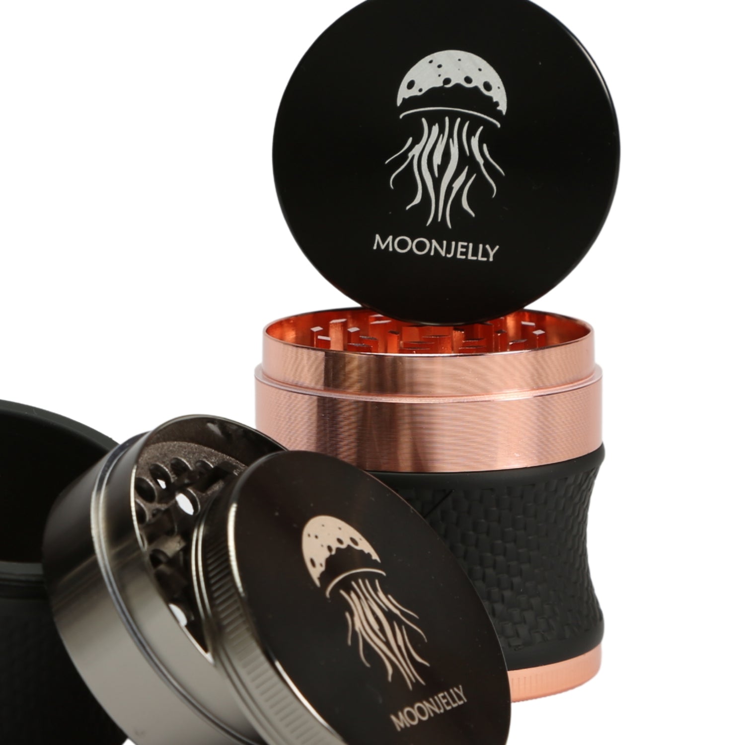 Metallic grinder with &