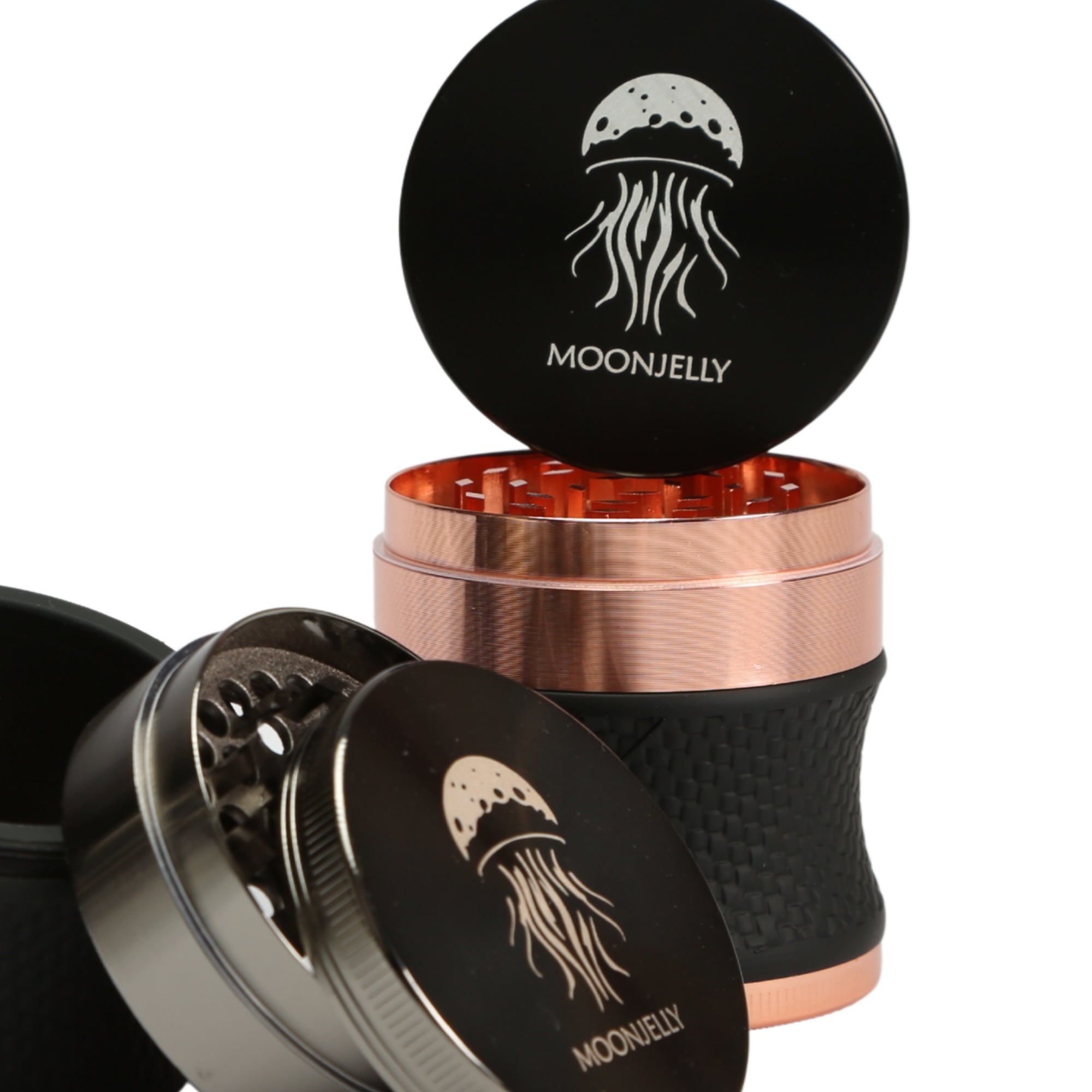 Metallic grinder with &