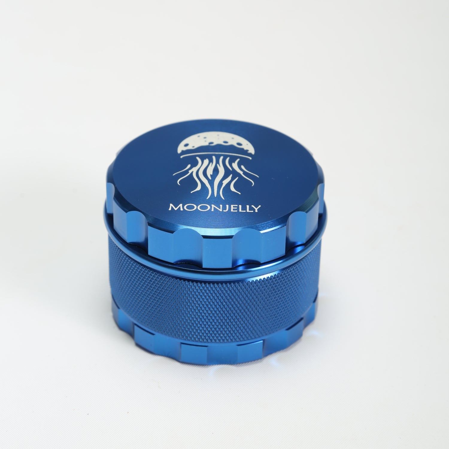 Blue metal grinder with &