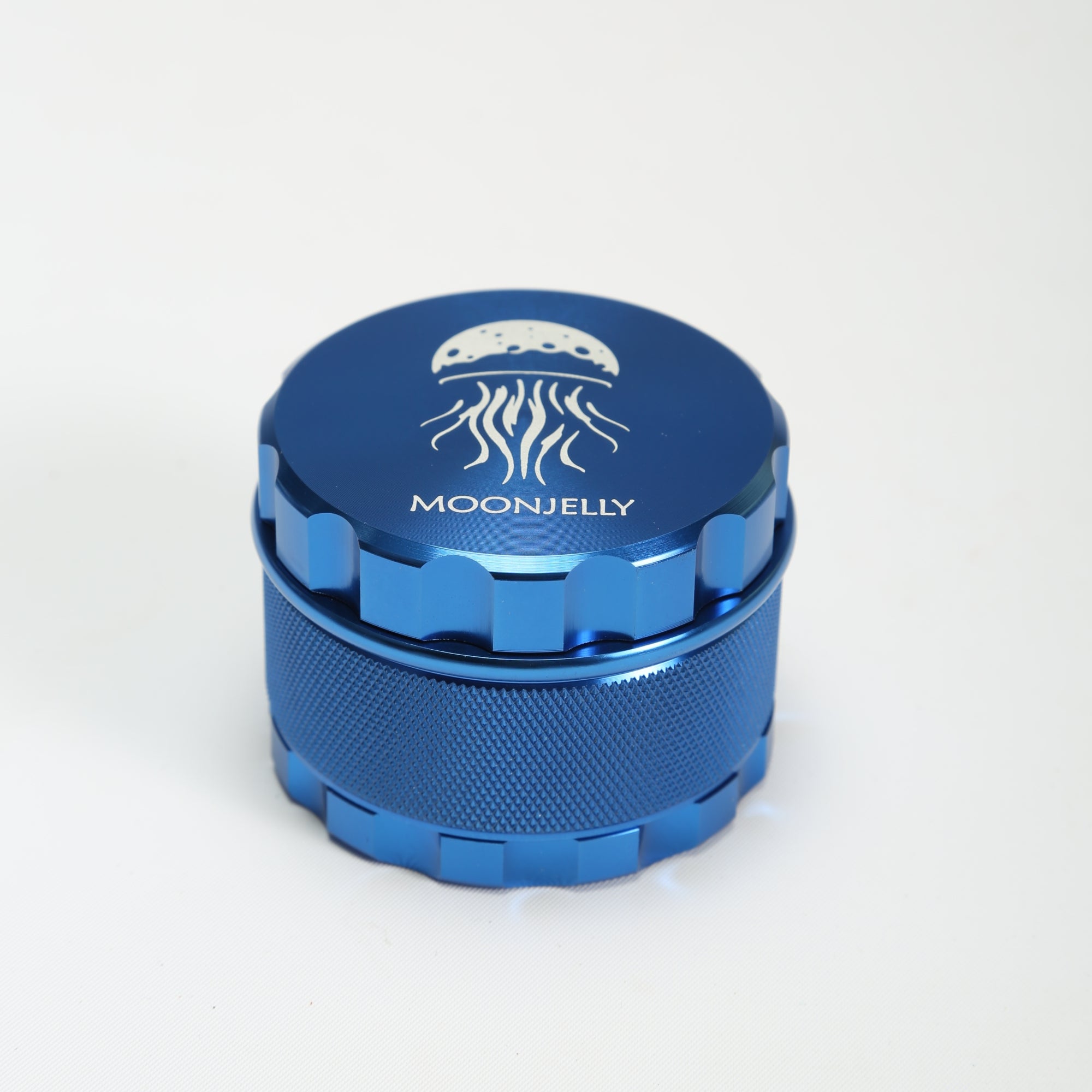 Blue metal grinder with &