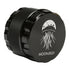 Black grinder with Moonjelly logo on a white background 
